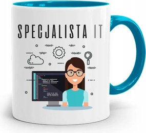 Kék Bögre Informatika It Szakember Ajándék fényképes nyomtatással