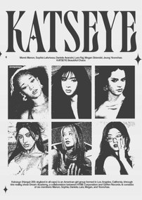 Poszter Katseye A4 21x30 cm