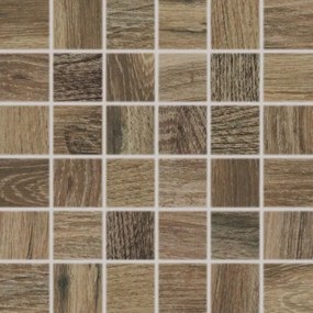 Mozaik Rako Faro barna 30x30 cm matt FINEZA50892