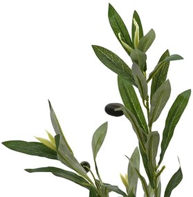 zöld mesterséges olajfa 450 levél 120 cm