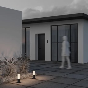 Maytoni O418FL-01B - Kültéri lámpa WILLIS 1xE27/60W/230V 30 cm IP54 fekete