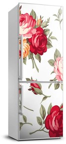 Hűtő matrica Vad rózsa FridgeStick-70x190-f-116349664