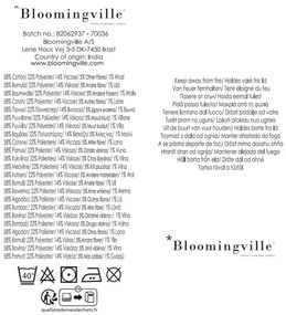 Kék-bézs újrahasznosított pamut takaró 130x160 cm Ethan – Bloomingville