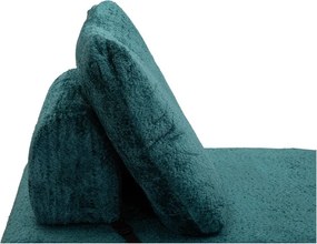 Kékeszöld kinyitható buklé fotel Faster – Mauro Ferretti