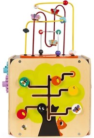 Janod - Interaktív blokk labirintussal MULTI ACTIVITY