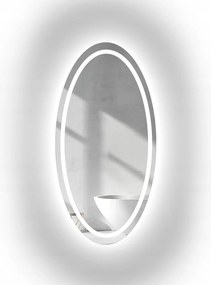 Frida I homokfúvott tükör Led háttérvilágítással 60x120