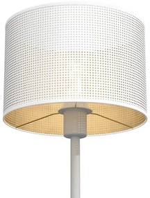 Asztali lámpa LOFT SHADE 1xE27/60W/230V á. 25 cm fehér/arany