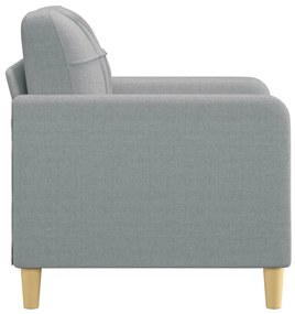 világosszürke szövet kanapéfotel 60 cm