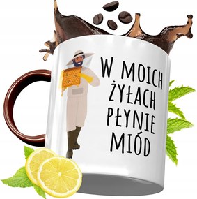 Bordó Bögre Méhésznek Születésnapra Ajándék fényképes nyomattal