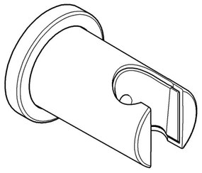 GROHE 27074AL0 - Falra szerelhető RAINSHOWER zuhanytartó grafit