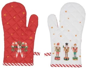 Edényfogó kesztyű gyerek,100% pamut, Happy Little Christmas