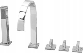 Kádcsaptelep 5 Lyukú Mozgatható Sannit Kádkifolyó A Fürdőszobába