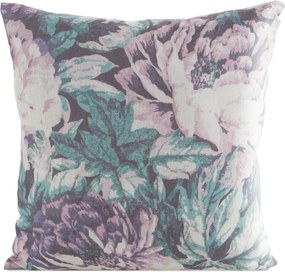 Dekoratív párnahuzat Len 45x45 Eurofirany türkiz púderszínű lenvászon szerkezet