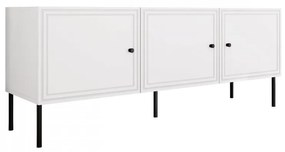 TV szekrény Bas 150 3D (fehér + fekete)  . 1106191