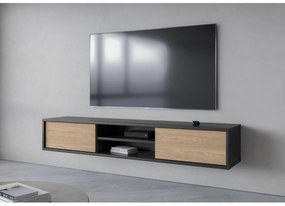 TV asztal Fiora 40 (antracit + olajozott tölgy). 1066469