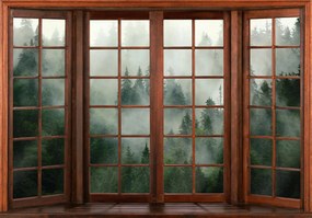 Fotótapéta Erdő Fák Szuper 3D Hatás ragasztó ingyen 368 x 254