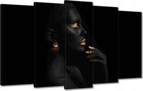 Vászonkép 100x60 Smink gazdagon Arany