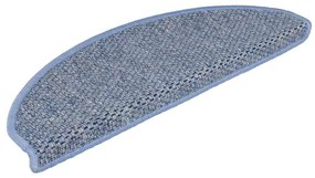 30 db kék lépcsőszőnyegek öntapadós szizál kinézetű 56x17x3 cm