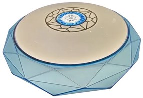 Fali/Mennyezeti Led világítás Gyémánt Design Mintával 48W Változtatható Színű Fehér Fény Hideg Meleg Természetes Kapcsolható !