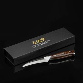 Gudaro -Damaszkuszi hámozókés FENG 3,5", 67 rétegű acélból, hossza 9,5cm