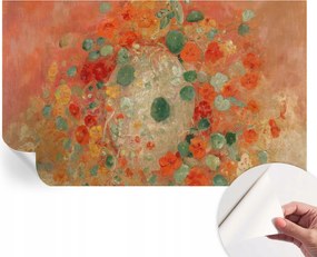 Öntapadós tapéta Falfestmény Prémium Absztrakt virágok 416x254 cm