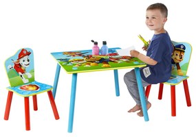 Childrens asztal  székek mancs patrol Gyerekasztal székekkel Paw