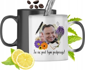 Duda András Színváltó Mágikus Bögre fényképes nyomtatással