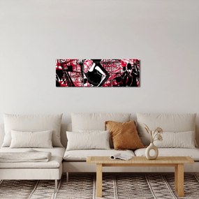 Kép - Jazz (órával) (90x30 cm)
