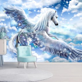 Öntapadó fotótapéta - Pegasus (Blue)