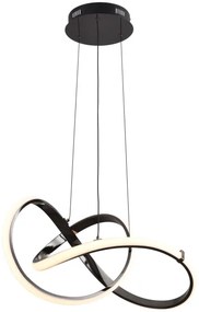 Zuma Line MD9717-1-3BCD - INDIGO LED 44W 230V fekete függeszték lámpa