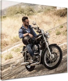 Vászonkép 40x40 Motorkerékpár Klasszikus Motor