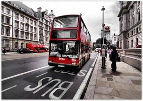 Poszterek A0 Szint Érdekes London busz