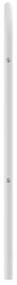 fehér fém fejtámla 80 cm