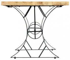 vidaXL tömör mangófa étkezőasztal 180 x 90 x 76 cm