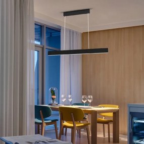 Immax NEO 07076L - Fekete LED dimmelhető függeszték LISTON LED/18W/230V + DO