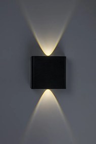 RÁBALUX 77191 PORTEL Modern Kültéri Fali Lámpa Fekete IP44