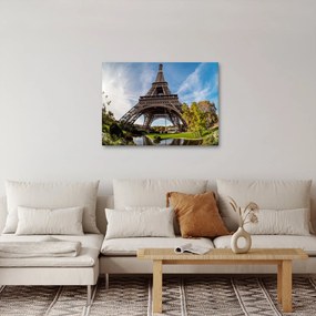 Kép - Eiffel-torony színes (70x50 cm)