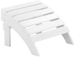 Fehér lábtartó kerti székhez ADIRONDACK Beliani