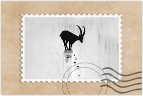 Poszterek 120x80 Kozica Banksy Hegyi gazella Nincs magánélet Falfestmény