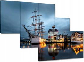 Képek 150x105 Vitorláshajó a kikötőben éjszaka