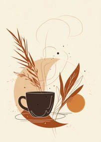 Poszter 64x90cm Reggeli kávémúzsa