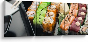 Kép - Sushi (órával) (90x30 cm)