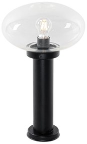 Modern kültéri oszloplámpa fekete 50 cm - Elly