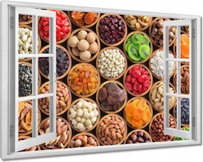 Våszonkép 90x60 Bakalie és dió