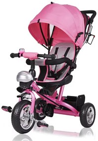 Deuba Gyerek tricikli napellenzővel - rózsaszín