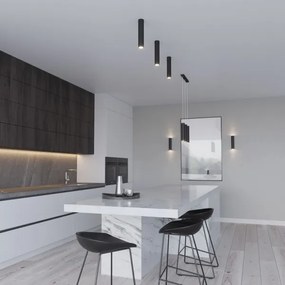 Sollux SL.0330 - Fali lámpa LAGOS 2 2xGU10/10W/230V fekete