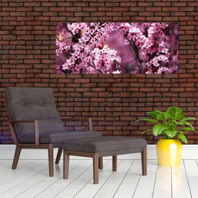 Kép - Rózsaszín sakura (120x50 cm)