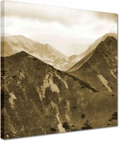 Vászonkép 30x30 Tátra Lengyel hegyek Kilátás