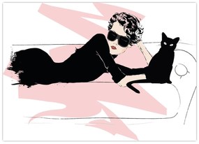 Kép - Fashion lady (70x50 cm)