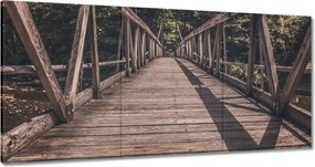 Festmények 120x60 Fa híd